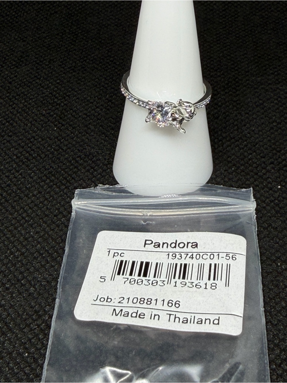 Pandora Disney’s Stitch & Stone Ring - 193740C01-56 Ring size 7.5